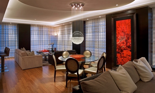 original-crystal-chandelier-modern design contemporary living room