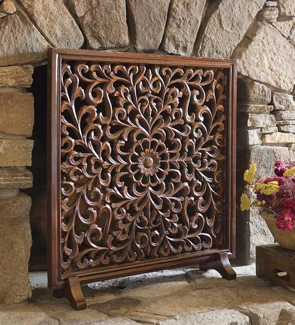 ornate-footed -fireplace-screens-natural-stone