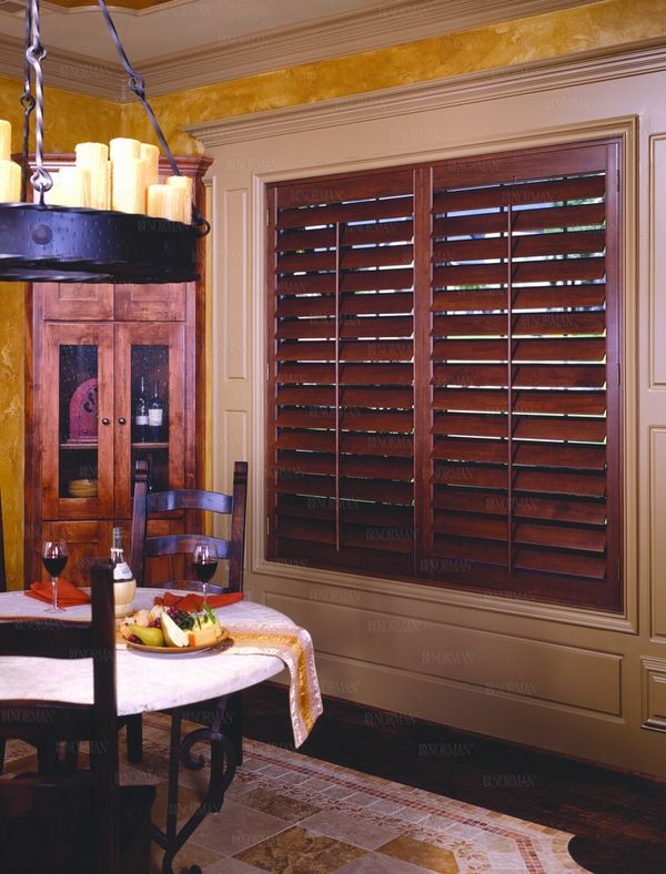 plantation window shutters DIY kitchen ideas