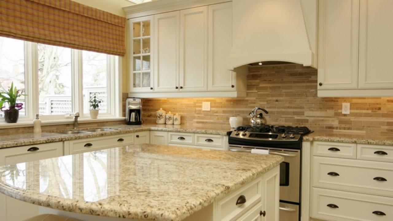 Santa Cecilia Granite Countertops For A Fresh And Modern Kitchen