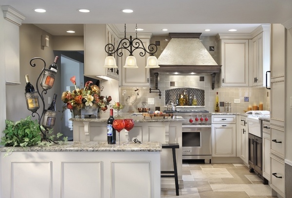 santa-cecilia-light-granite-countertops-white kitchen kitchen renovation