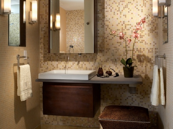 small bathroom vanities natural materials wood cabinet 