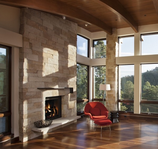 fireplces ideas conteporary home living room
