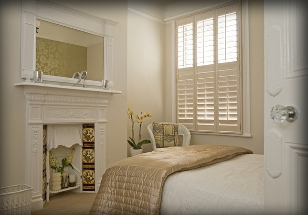 traditional-plantation-shutters-cost white bedroom design