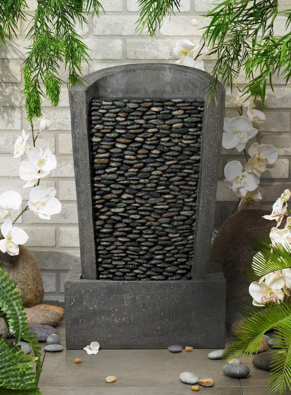 features for gardens stone decoration ideas patio decorating ideas