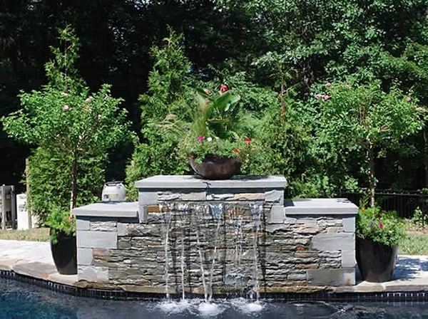 water features for patios pool outdoor area design ideas 