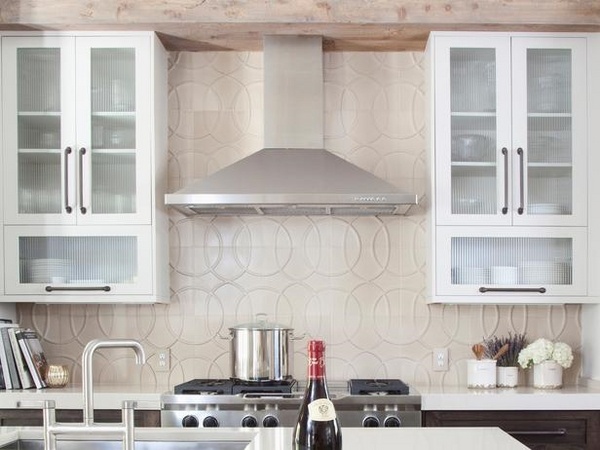 white kitchen ceramic tiles backsplash design ideas