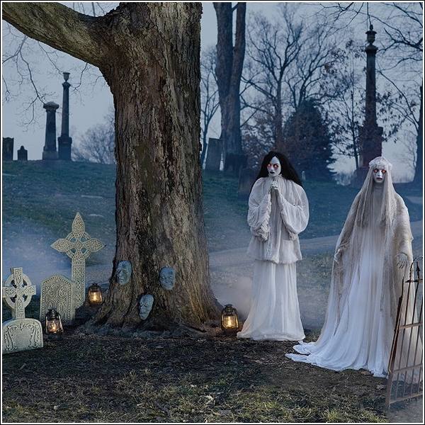 Halloween decoration ideas Halloween props ghosts graveyard