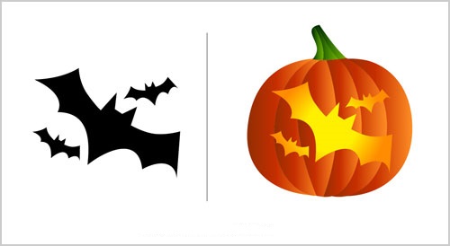 Halloween-pumpkin-carving-templates-patterns-stencils-kids craft ideas