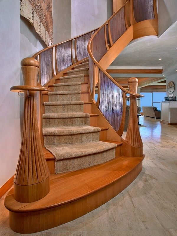 Lumicor railing panels modern staircase design ideas