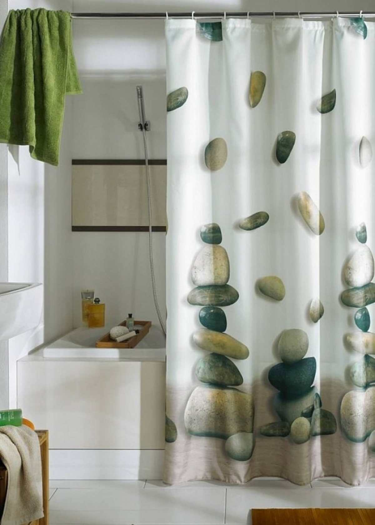 25 Unique Designer Shower Curtains In The Bathroom For A Good Mood