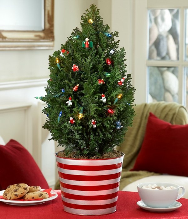 Stylish Christmas Tree tabletop LED garland