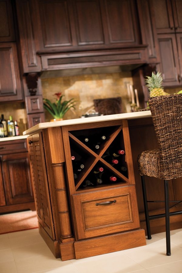 Modern wine racks -an impressive decorative element in the ...