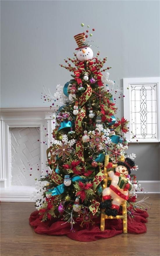 Decorated Christmas trees – dazzling tree decoration ideas