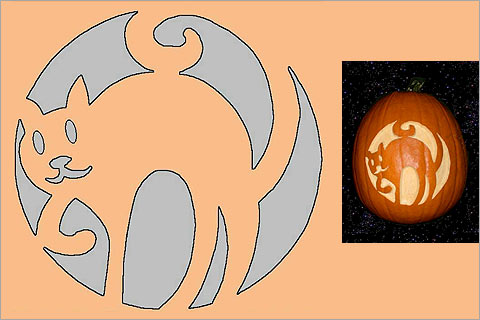 cat-pumpkin-carving-stencils-pumpkin-lanterns-ideas. pumpkin carving stenci...