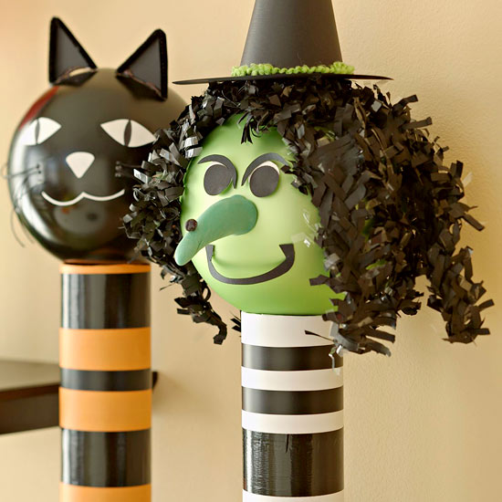 cheap-Halloween-decorations-ideas-halloween-party-witch-paper-crafts-kids