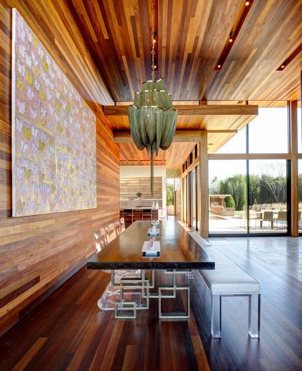  ideas modern dining room wood glass