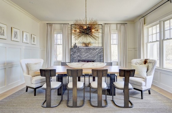 modern home interior dining room design