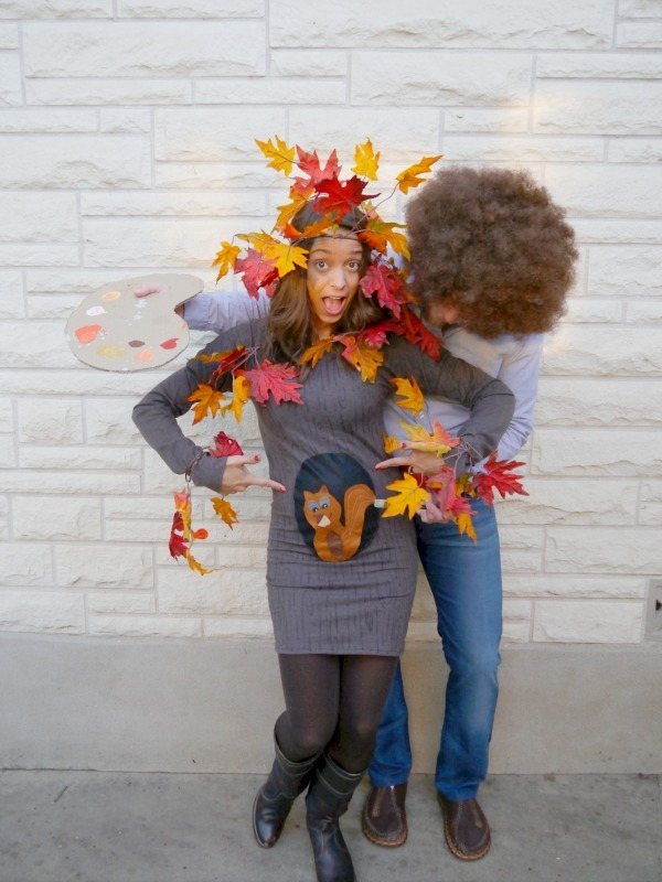 cool-DIY-Maternity-Halloween-costumes-happy-tree