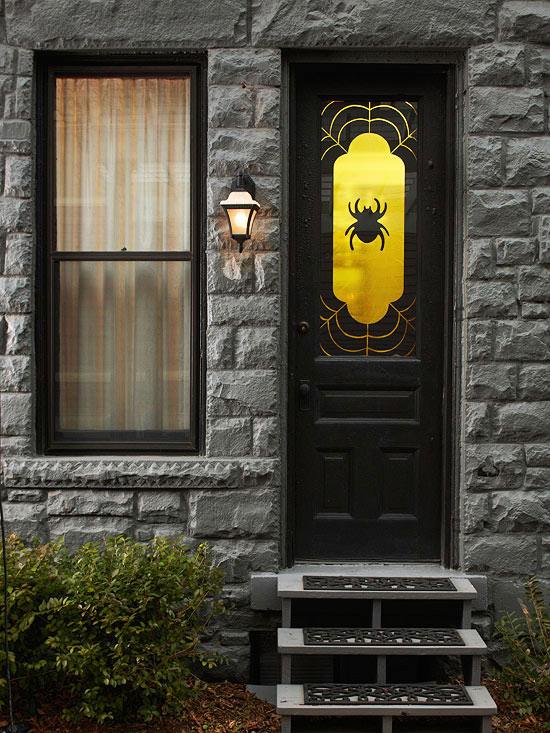 cheap-Halloween-decoration-spider-wall-sticker-front-door-decortaion