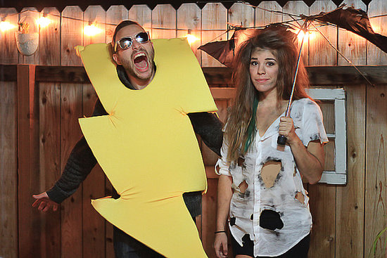 funny cute couple halloween costumes lightning strike cute-couple-halloween-costumes-lightning-strike