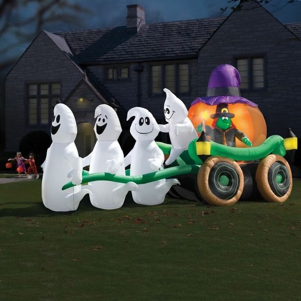 cute-halloween-garden-decoration-merry-ghosts-pumpkin-carriage