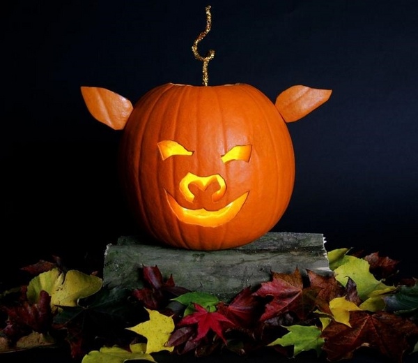 cute original pumpkin carving designs easy Halloween crafts