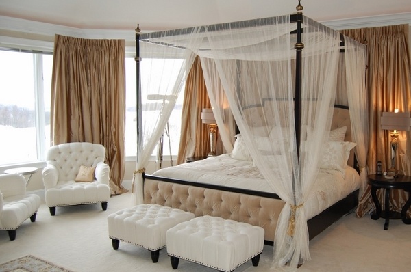 Canopy Bed Frame Ideas Which Set The Interior Of The Bedroom