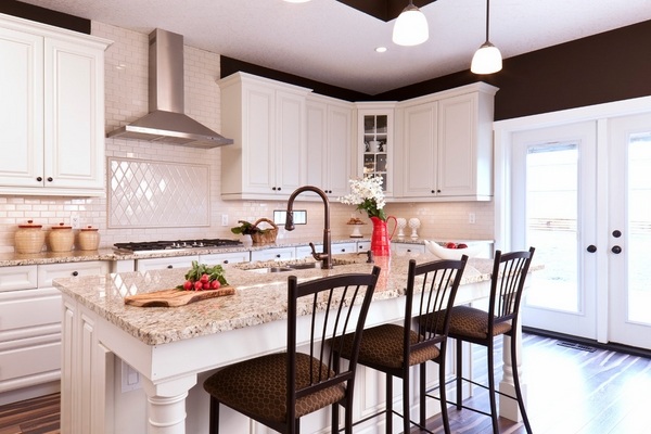 granite new venetian gold contemporary kitchen design