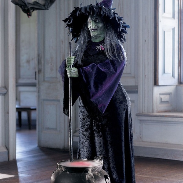 party decorating props witch cauldron