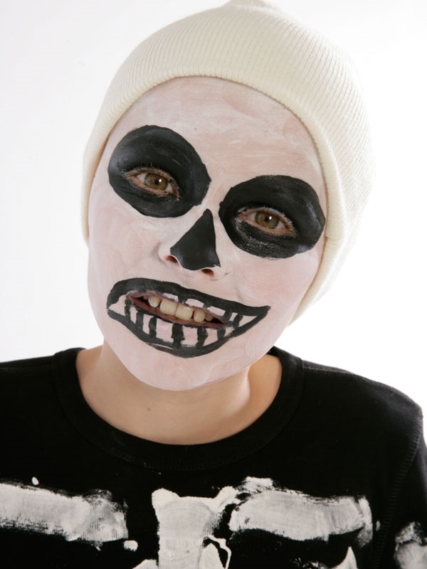 how to make skeleton costume step by step tutorial