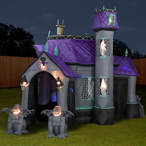 halloween-inflatables-castle-kids-party-ideas-garden-decoration