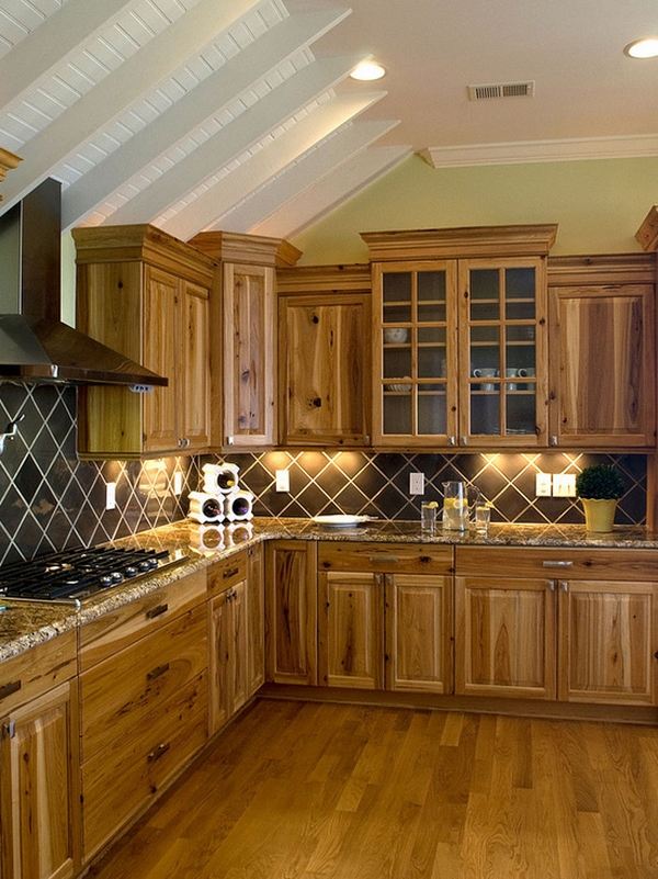 kitchen decor ideas rustic cabinets wood floor