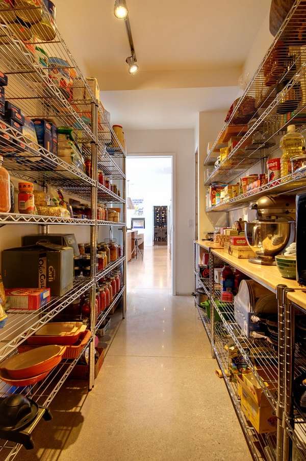 kitchen pantry ideas open shelves floor to ceiling