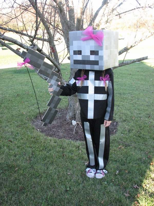 minecraft skeleton costume halloween costume ideas kids