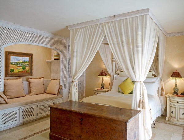 modern bedroom design queen frame white canopy curtains elegant daybed design