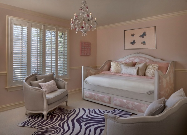 modern-bedroom furniture ideas white pink interior