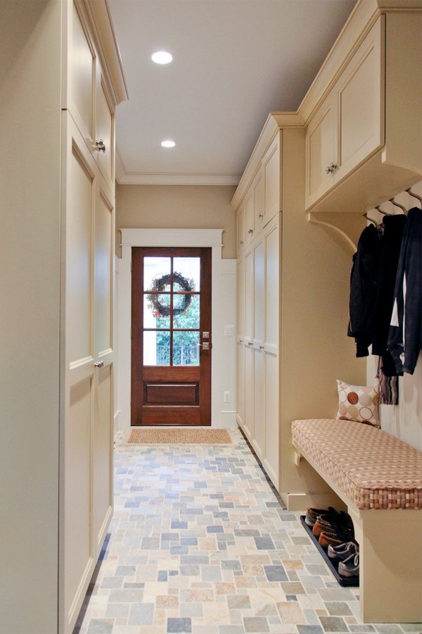 mudroom storage lockers with bench house entry design ideas