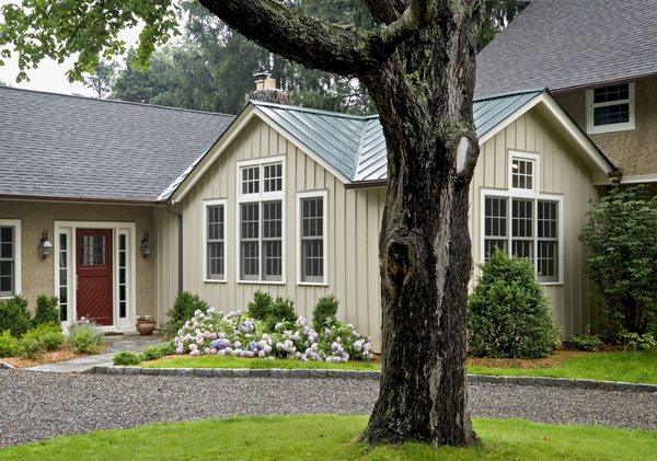 painted cedar white trim house exterior ideas