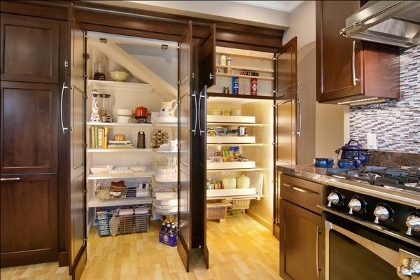 contemporary kitchen design pantry organization