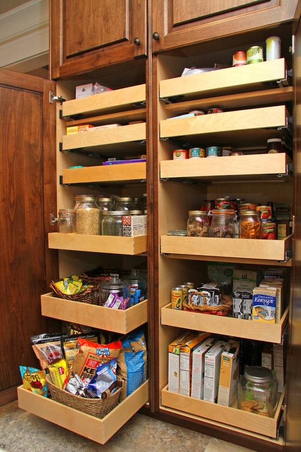 30 Kitchen Pantry Cabinet Ideas For A, Pantry Cabinet Organizer Ideas