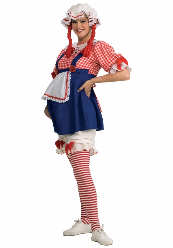 pregnant halloween costumes ideas rag doll costume