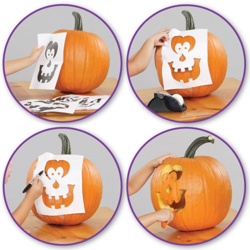 pumpkin-carving-tools- stencils how to carve a pumkpin lantern