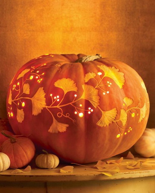 pumpkin-carving-tools-vine carved pumpkin halloween