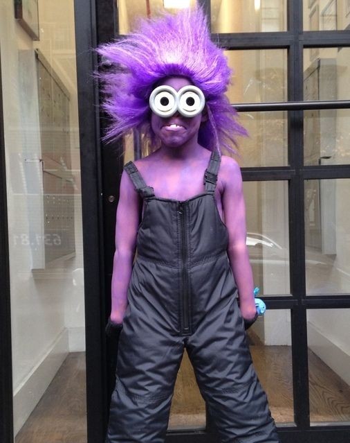 purple minion halloween costume