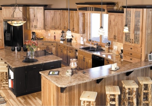 33 Best Ideas Hickory Cabinets For, Pictures Of Rustic Hickory Kitchen Cabinets