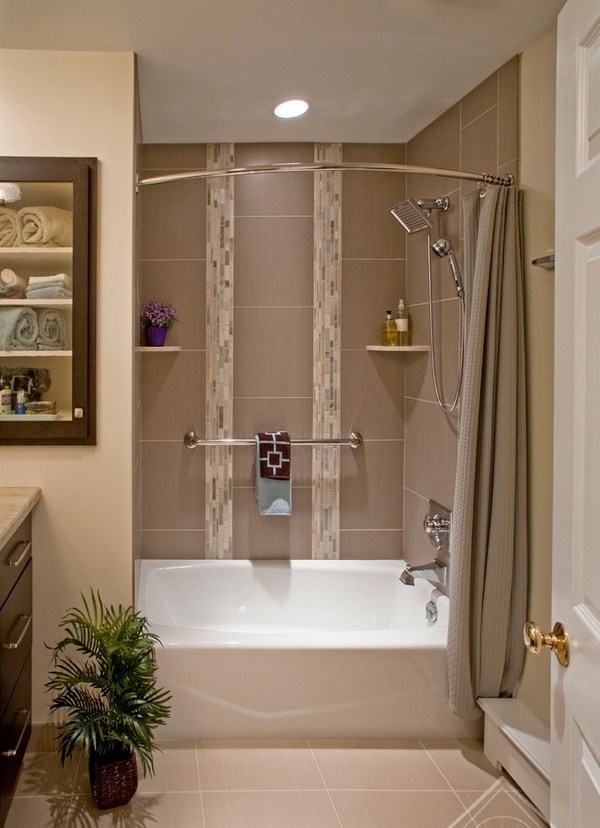 shower curtain rod small bathroom ideas