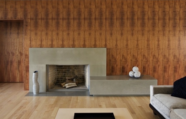 simple concrete hearth fireplace design ideas contemporary living room