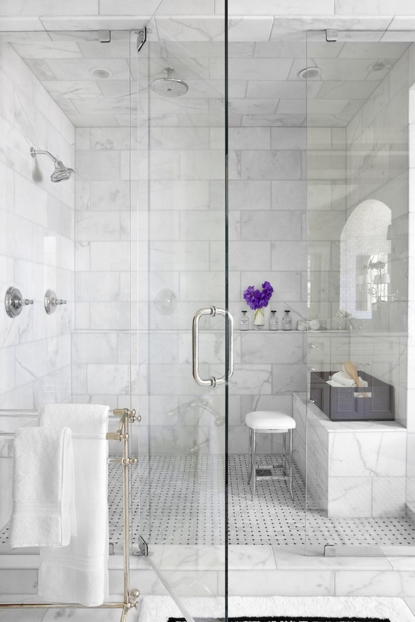  marble tile shower walls contemporary bathroom designs