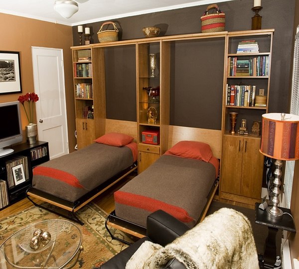 twin small space room furniture ideas compact